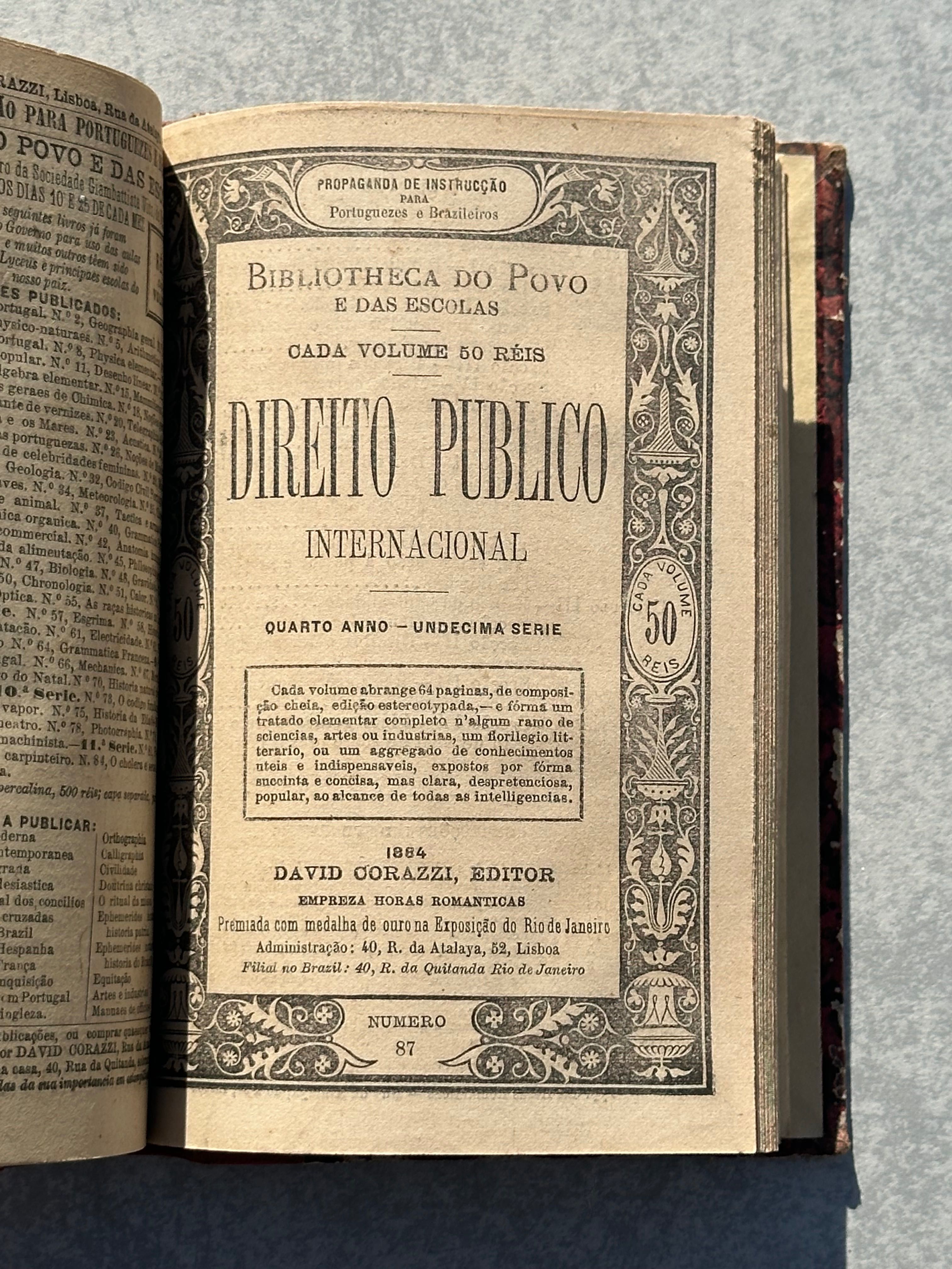 Bibliotheca do Povo e das Escolas - Fascículos 81 a 88
