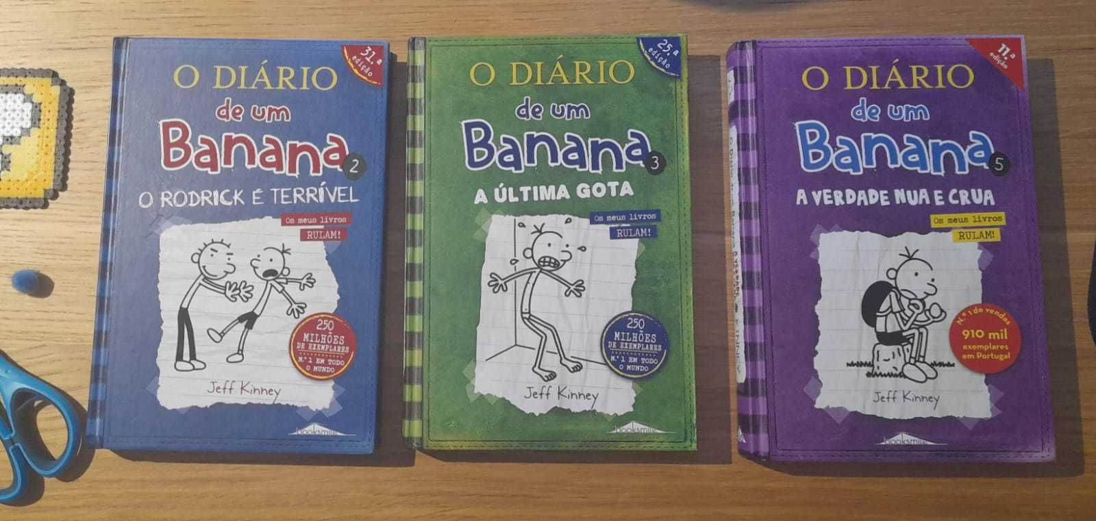 Livros Diário de um Banana (Vol. 2. 3, 5 e 17) - Cada 10€