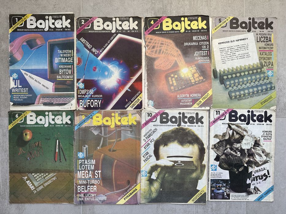 Czasopismo Bajtek - 68 egzemplarzy