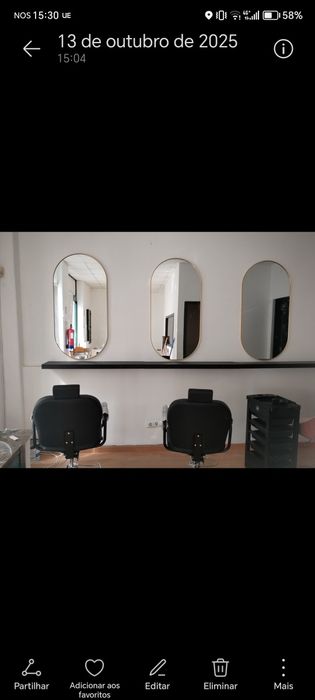 Cadeira de barbearia