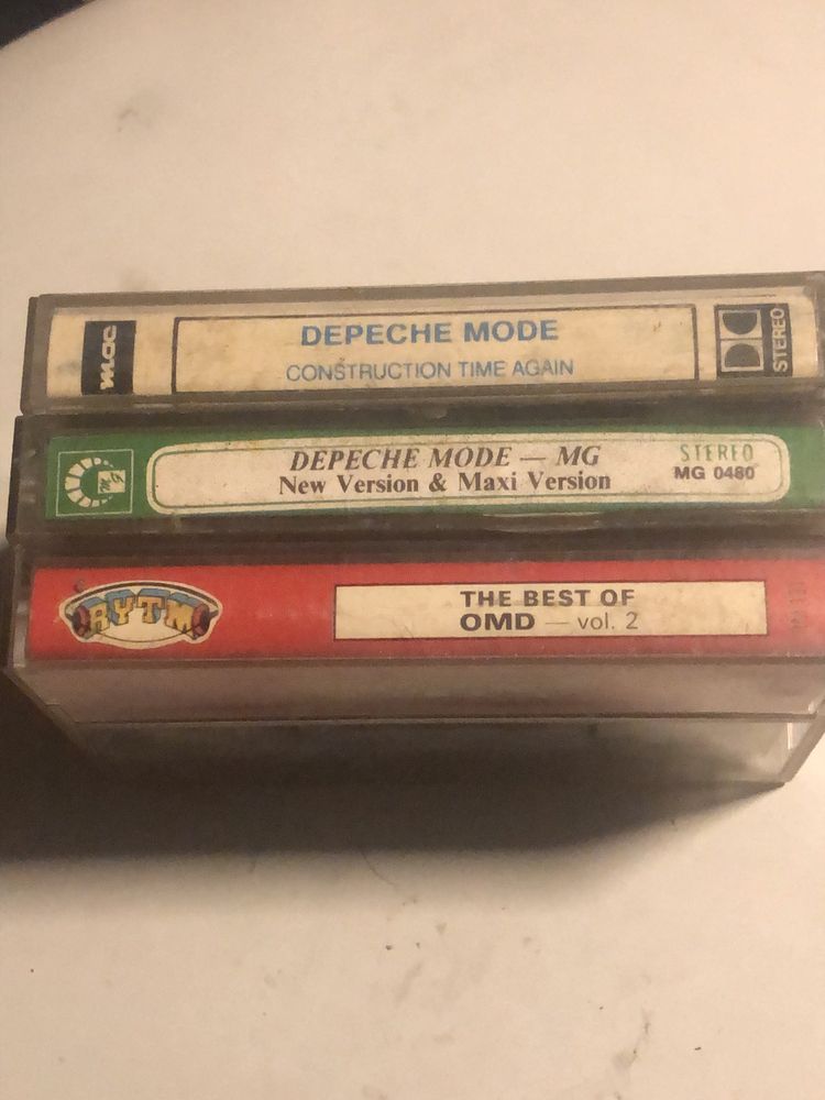 Kasety magnetofonowe 3 szt OMD i Depeche Mode