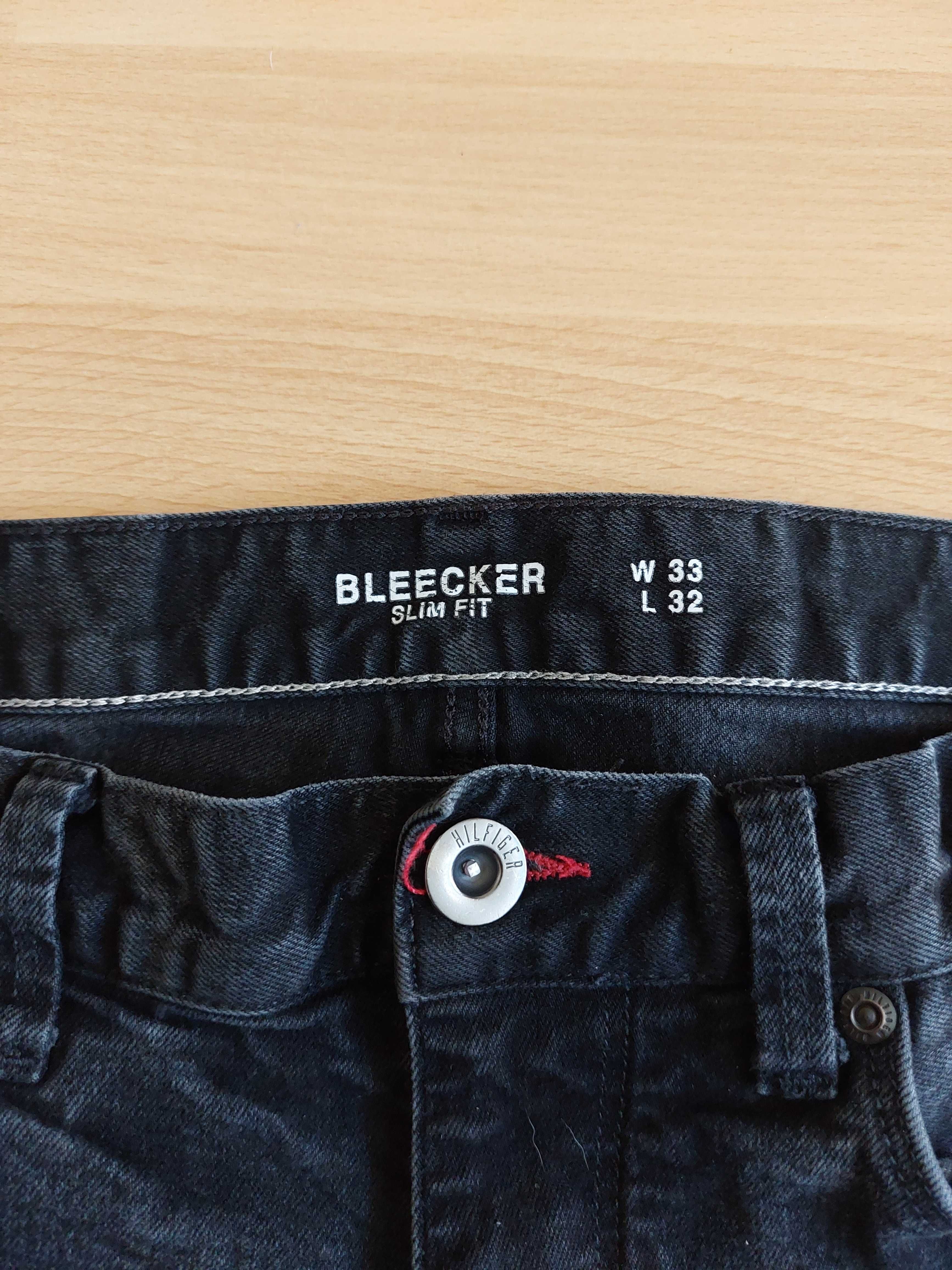 Tommy Hilfiger Blecker W32 L32 spodnie jeansy slim skinny rurki 32/32