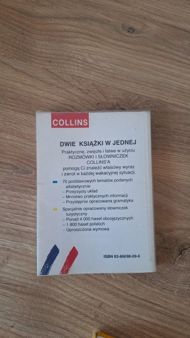 Francuski  rozmówki i słowniczek wydawnictwa Collins