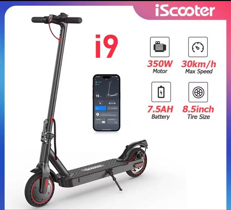 I9 iScooter 350W 30Kph novo