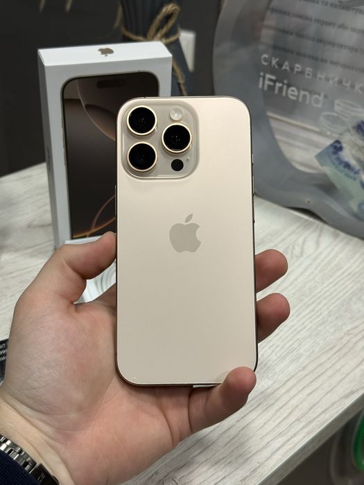 New/Open box iphone 16 pro 256gb desert titanium.