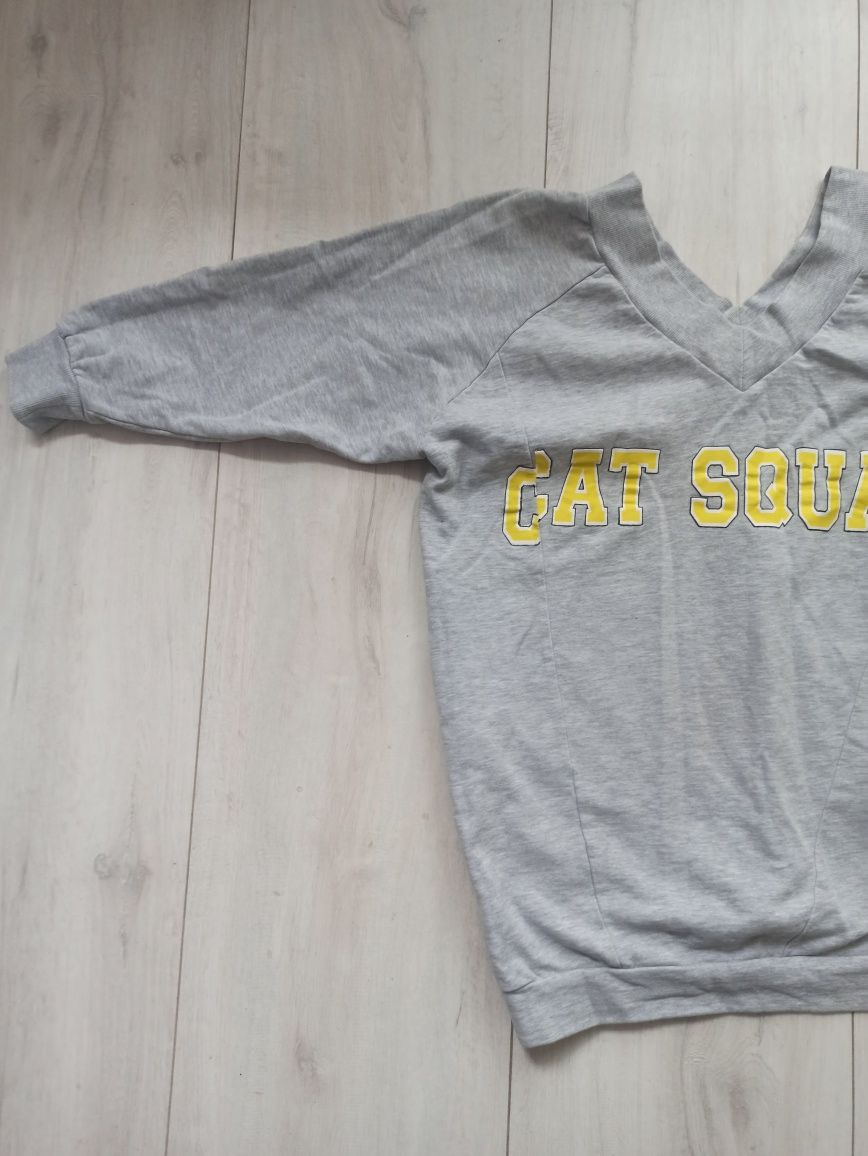 Bluza szara reserved roz S
