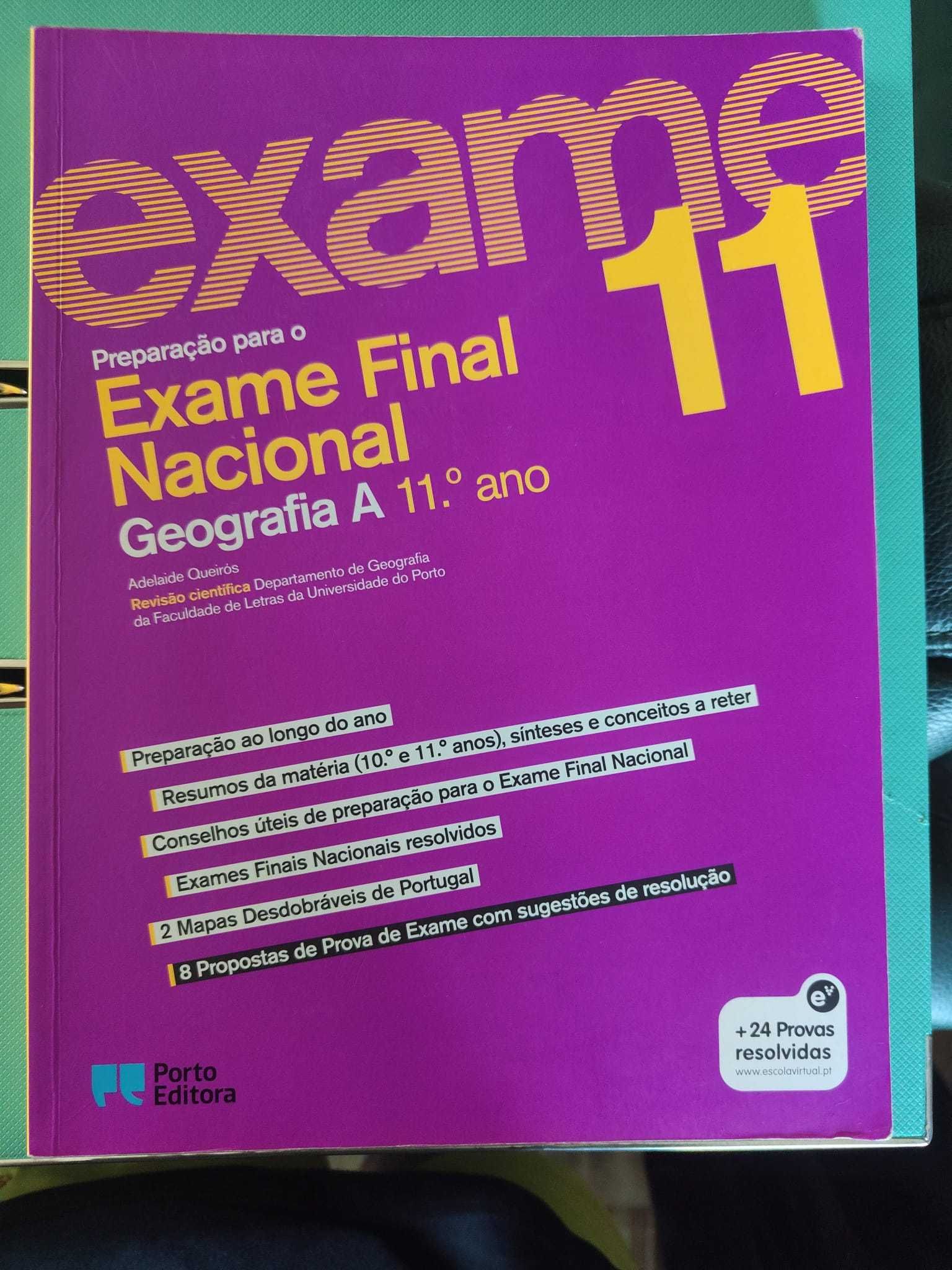 Livro Preparação para o Exame Final Nacional Geografia A 11.º ano