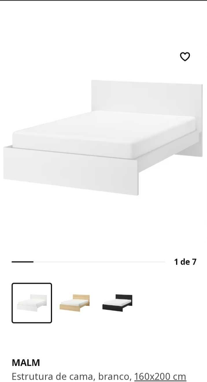 Cama de casal +estrado+ colchão ou só a cama de casal e estrado.