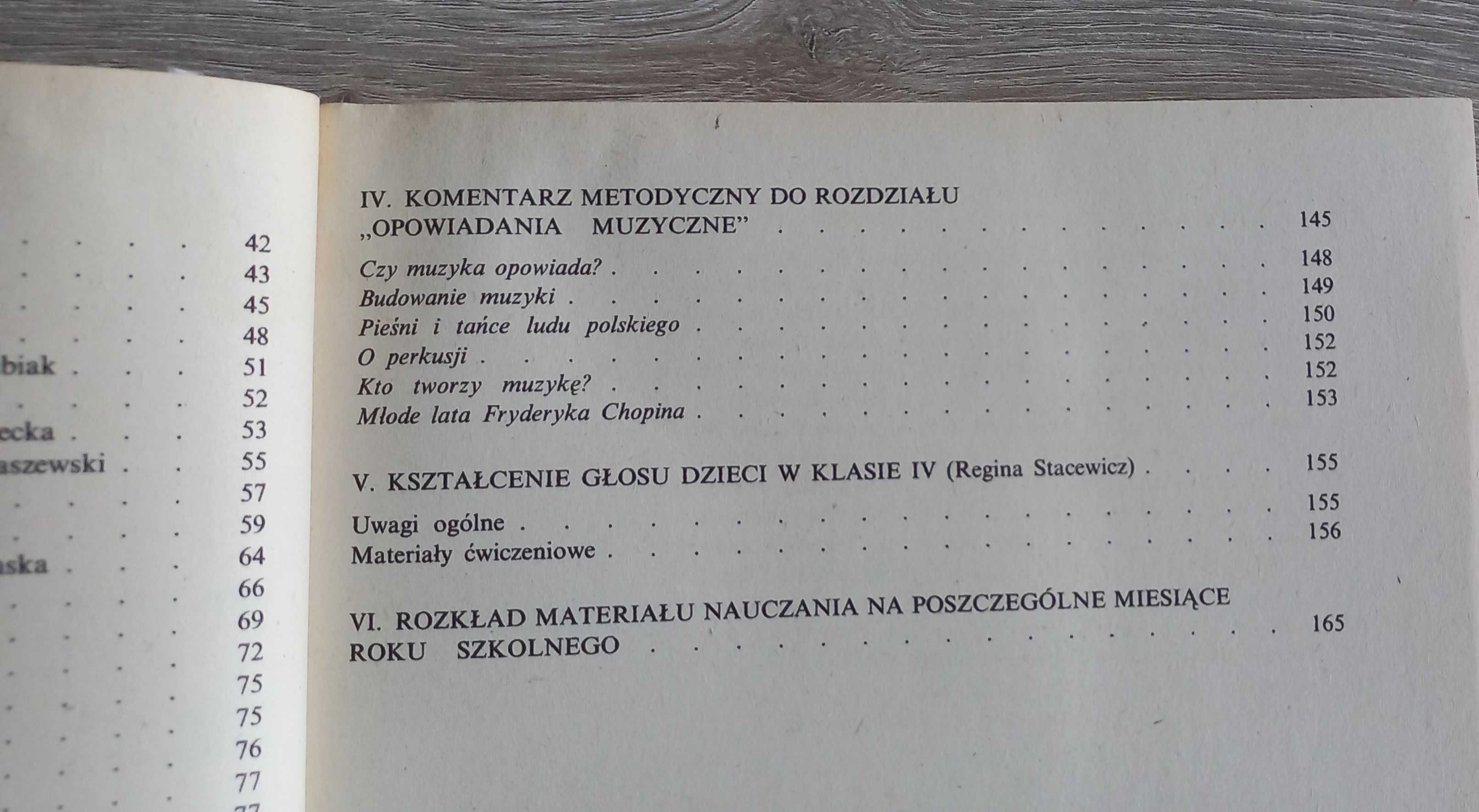 Muzyka w klasie 4 E. Lipska M. Przychodzińska Przewodnik metodyczny