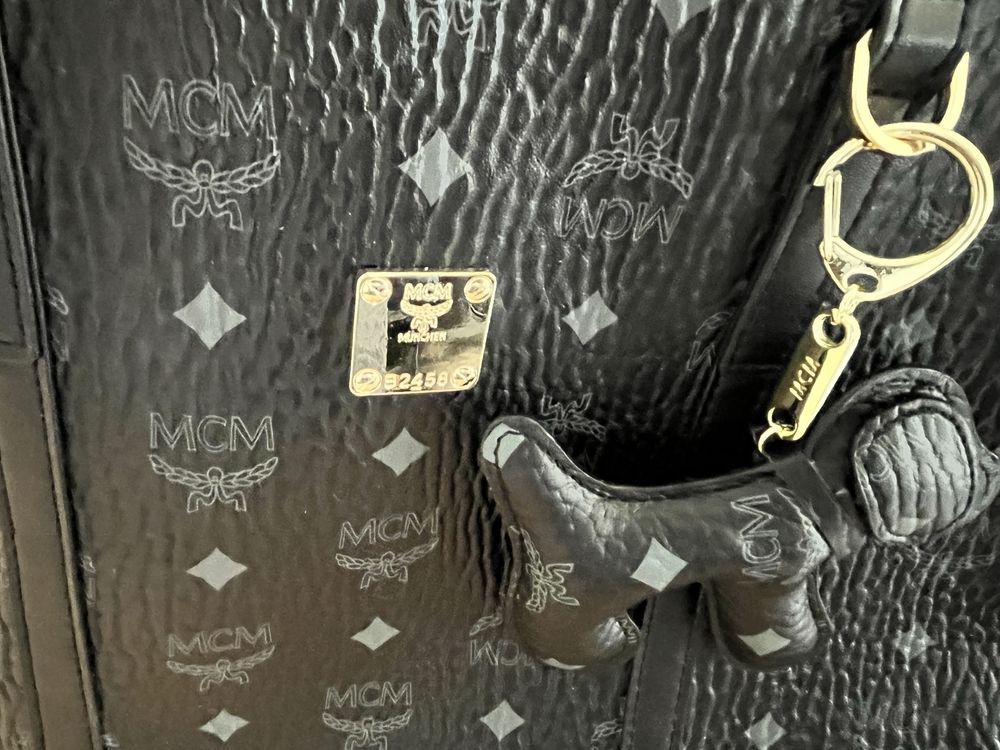 MCM Munchen torba shopper duza pojemna torebka monogram