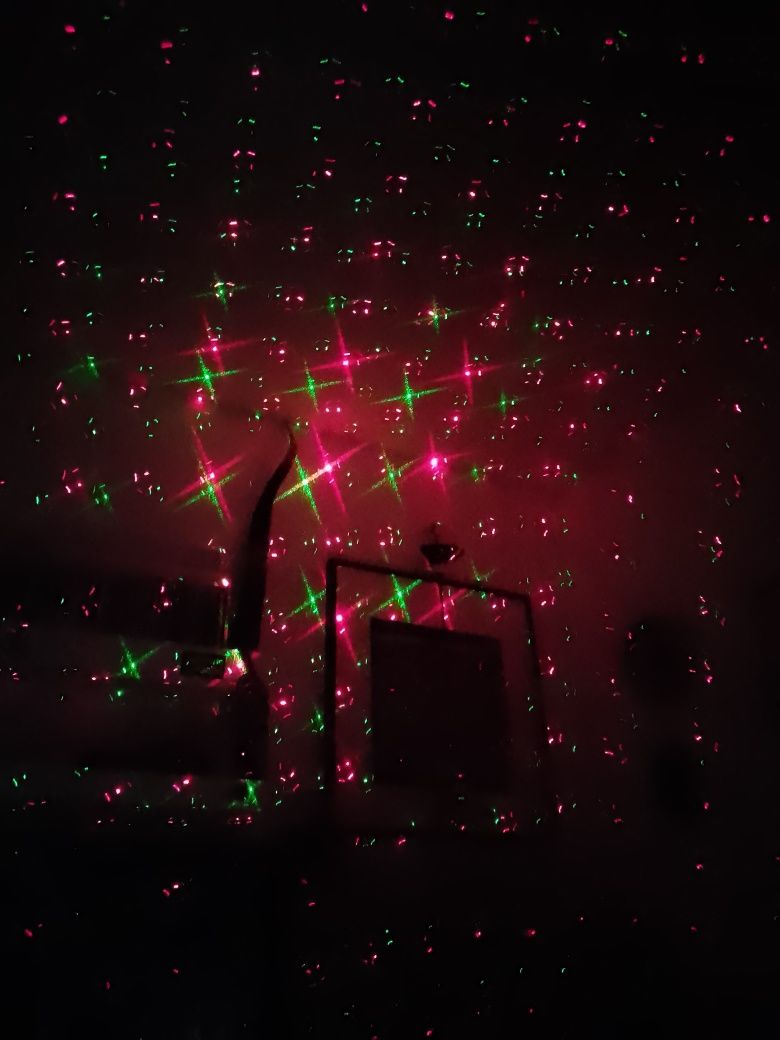 Laser lampa LED elektryczna