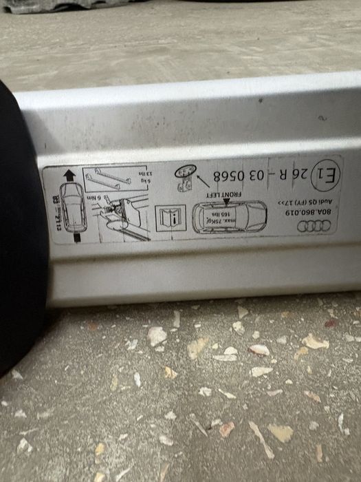 Рейлінги багажник на дах балки audi q5 fy