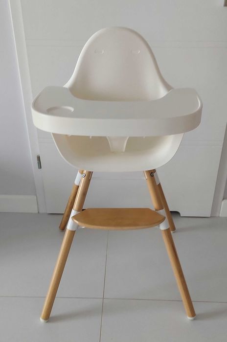 Childhome Krzesełko do karmienia Evolu 2 Natural/White