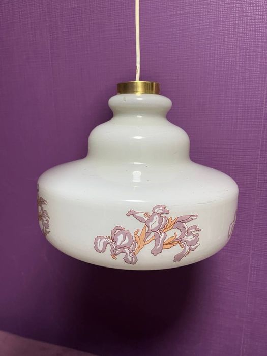 Люстра вінтажна скло