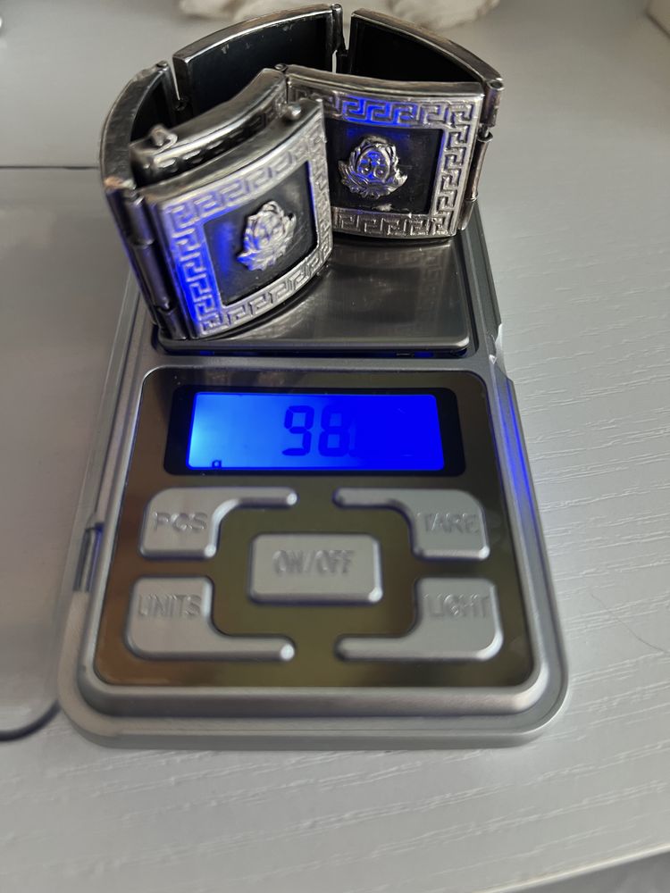 Branzoletks 925 versace zamiana na zloty lancuszek