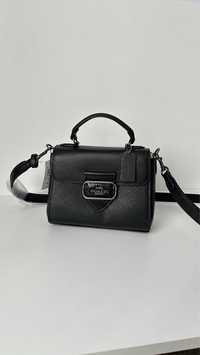 Чорна шкіряна сумка Morgan Top Handle Black Coach
