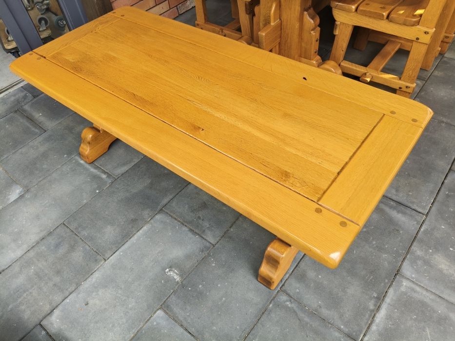 Stół dębowy + 4 krzesła