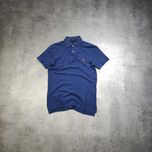 MĘSKA Elegancka Koszulka Polo Granatowa Ralph Lauren Slim Fit Konik