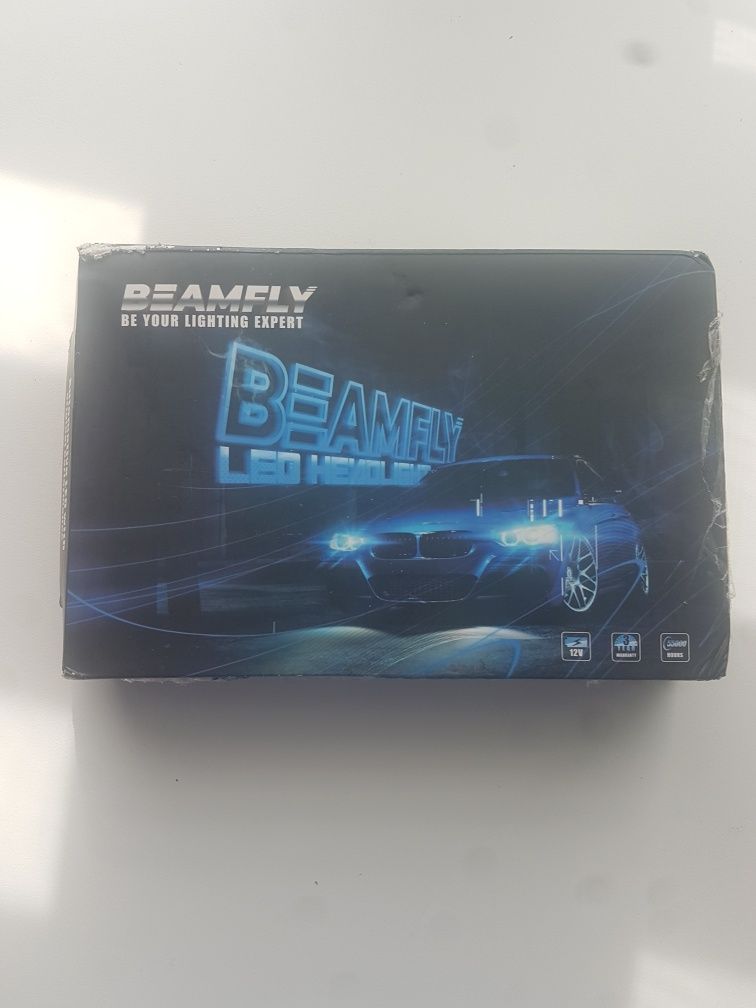 Do kolekcji - projektory BEAMFLY - led - ringi h7 - nowe - mocne