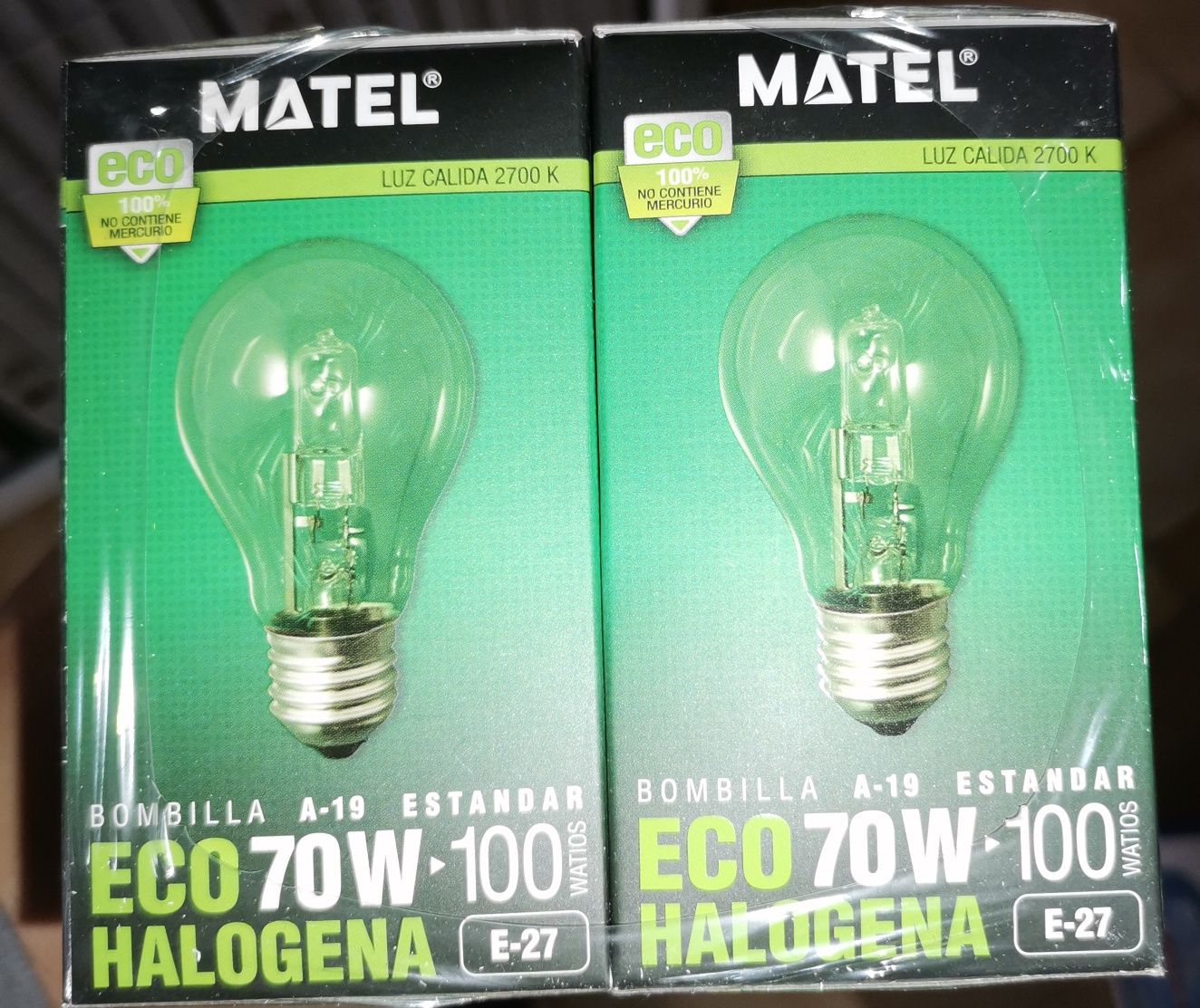 Lâmpada ECO Halogena 28,42,70 e 100W