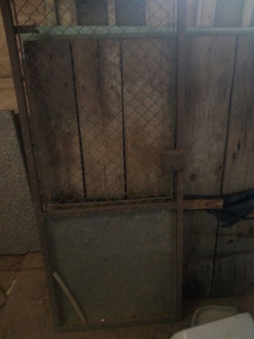 Portão com rede em metal 1.65*0.59 m