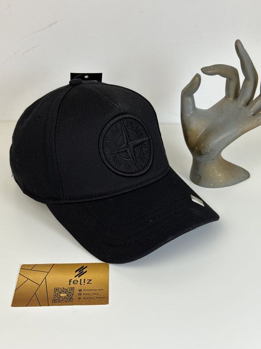 Czapka z daszkiem czarna Stone Island Premium black uniseks