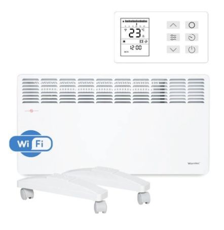 Energooszczędny grzejnik elektryczny Warmtec EWE+ 2000W z Wi-Fi