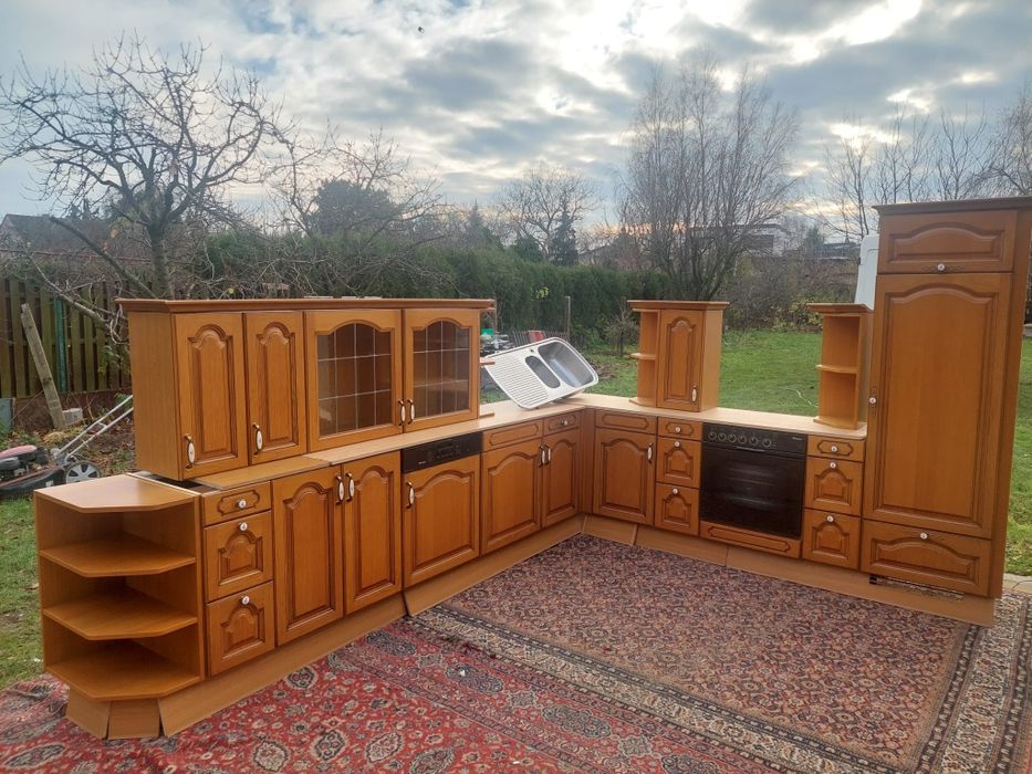 Meble kuchenne   Zabudowa kuchenna Fronty dębowe