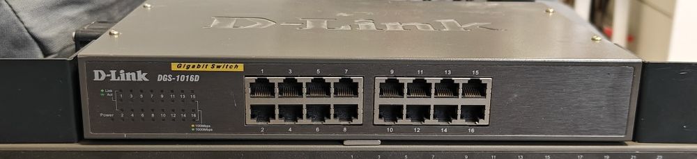 Switch sieciowy Ethernet 10/100/1000 1G 16port D-Link DGS-1016D