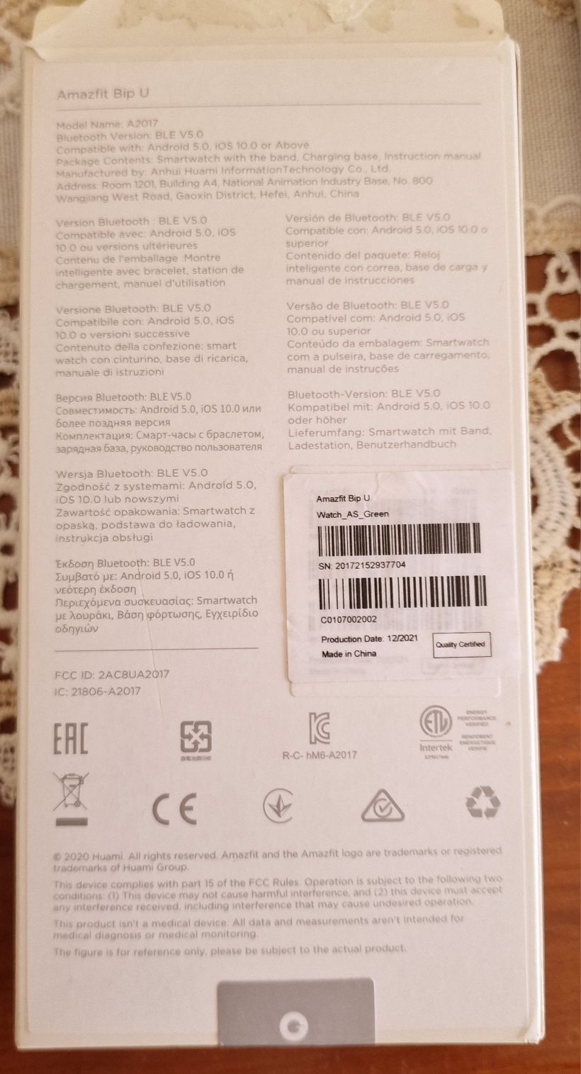 Relógio  Smartwhosh