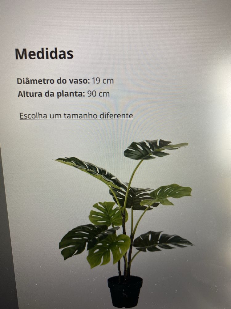 Planta artificial + Vaso