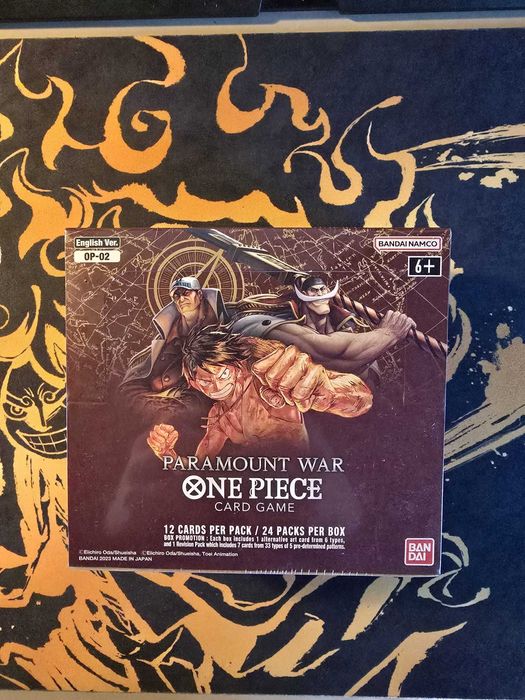 One Piece Paramount War (OP-02) Booster Box English - Red Bottom