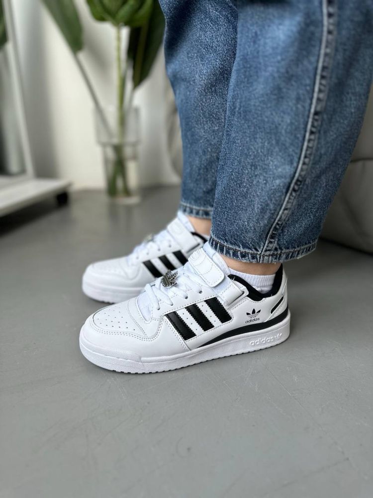 Кросівки Adidas Forum 84 Low White Black (36)