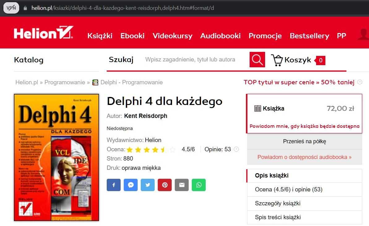 HELION Delphi 4 dla każdego, Kent Reisdorph