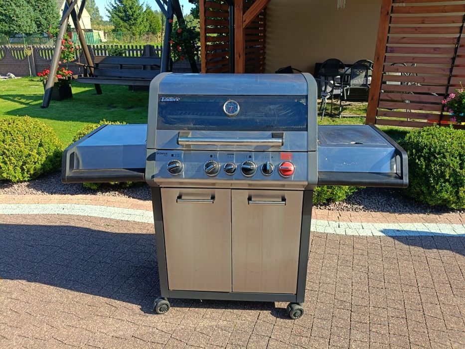 Grill gazowy tanio duży żeliwo