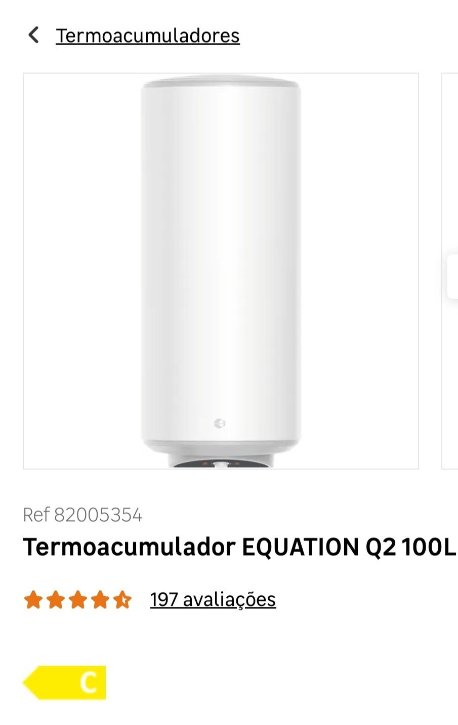 Termocumulador 100 Litros novo