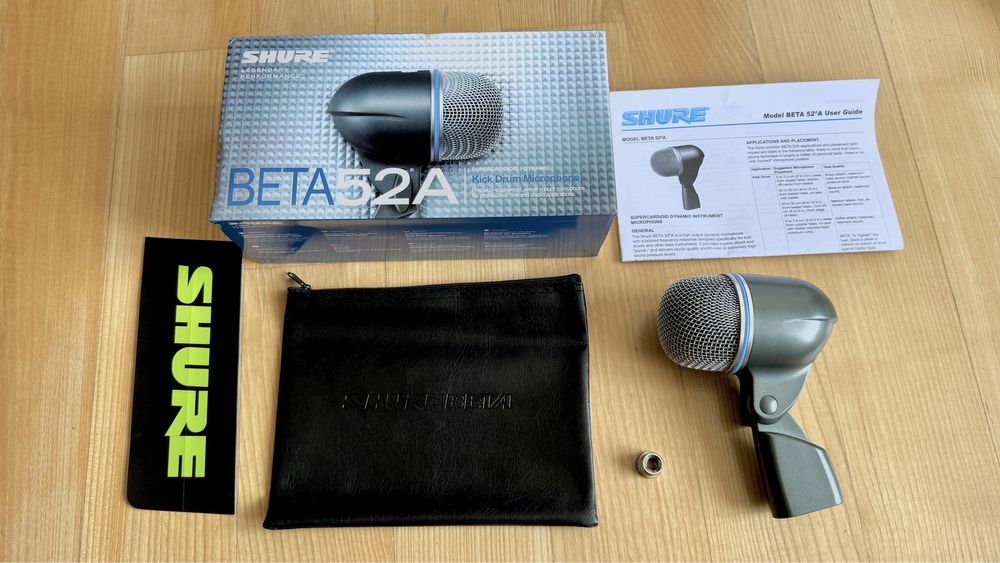 Shure Beta 52A, новий, повний комплект