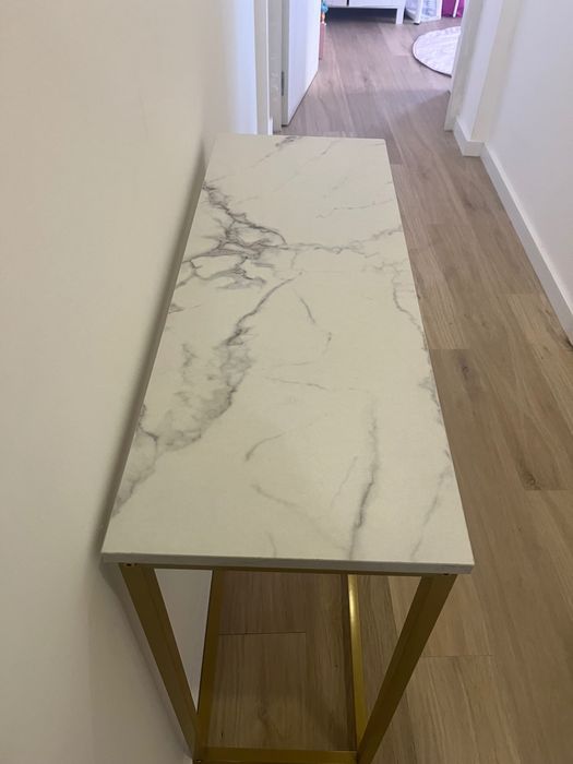 Consola efeito mármore