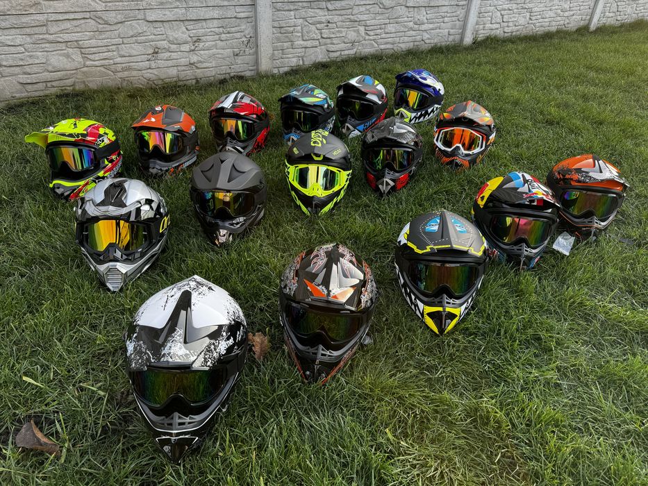 Мото шлем эндуро кроссовый