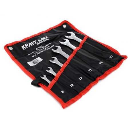 Klucze Płaskooczkowe 6el. 8-21 mm KD10935