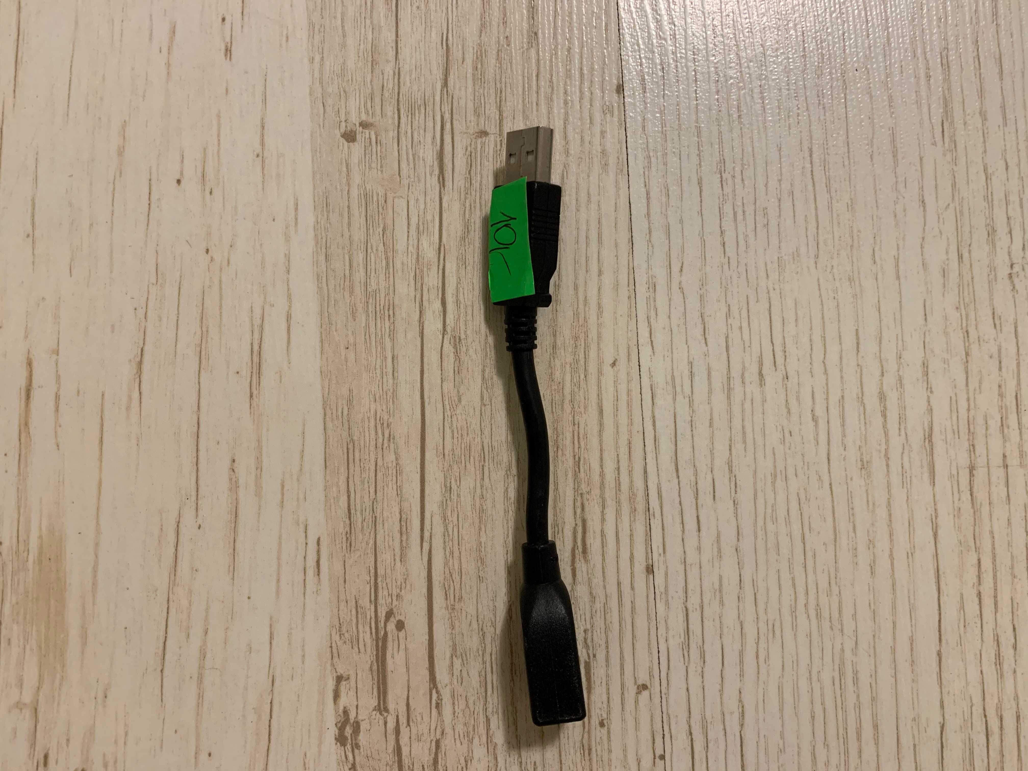 Adapter przejściówka wtyk USB na gniazdo USB