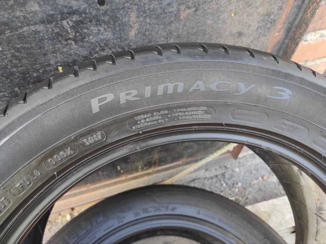 Michelin Primacy 3 215/55r18 made in Germany 2шт, 17год, 4,4мм, ЛЕТО