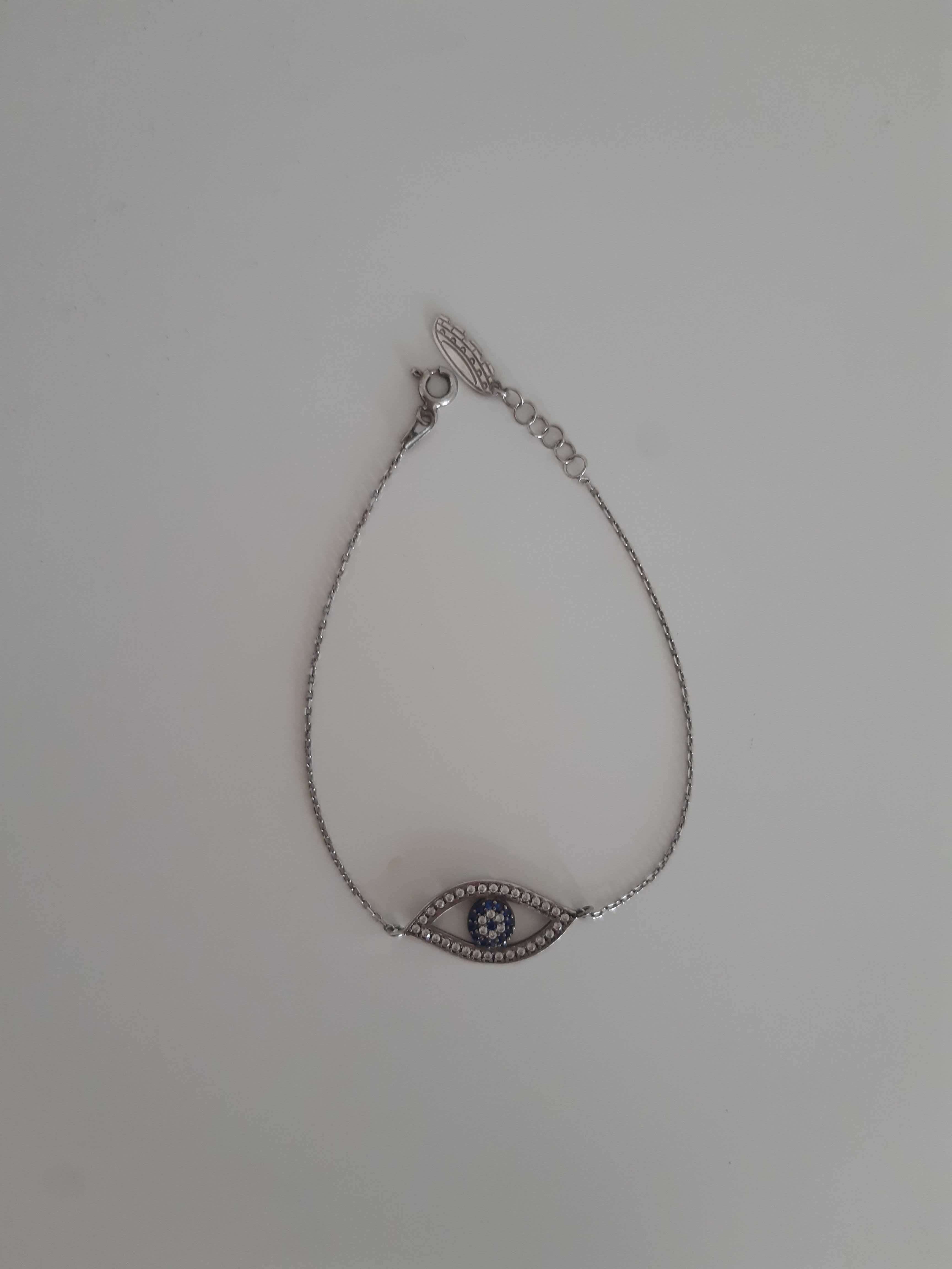 Pulseira Blue Mystic Eye em Prata com Zircónias – Eugénio Campos