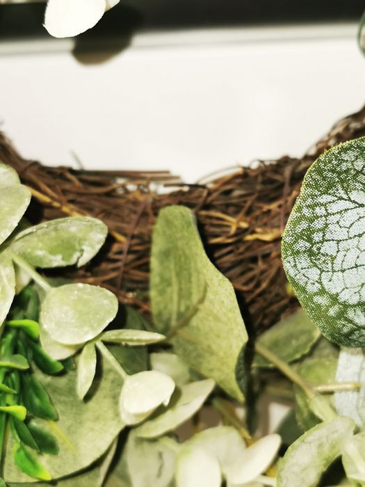 Wianek (sztuczne rośliny) - eukaliptus, bluszcz, bukszpan