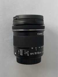 obiektyw Canon EF-S 10-18mm F4.5-5.6 IS STM jak nowy