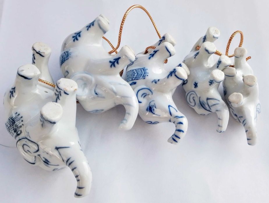 5 Elefantes em louça