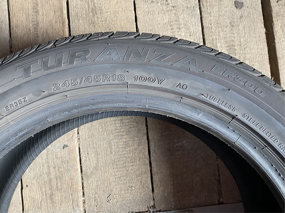 Літня резина шини (пара) 245/45R18 Bridgestone