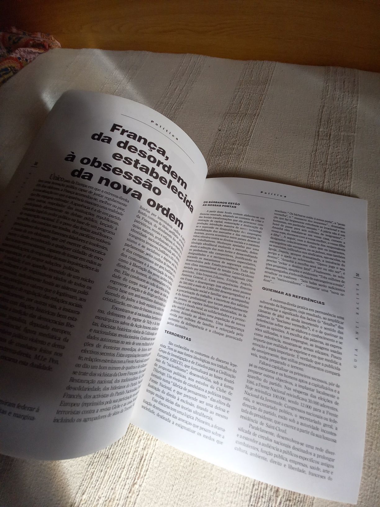 Revista Guia Anti racista da SOS Racismo