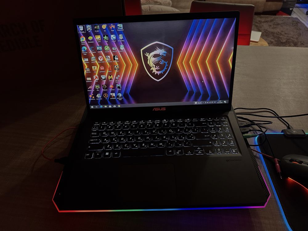 Игровой ноутбук Asus + игровые девайсы!