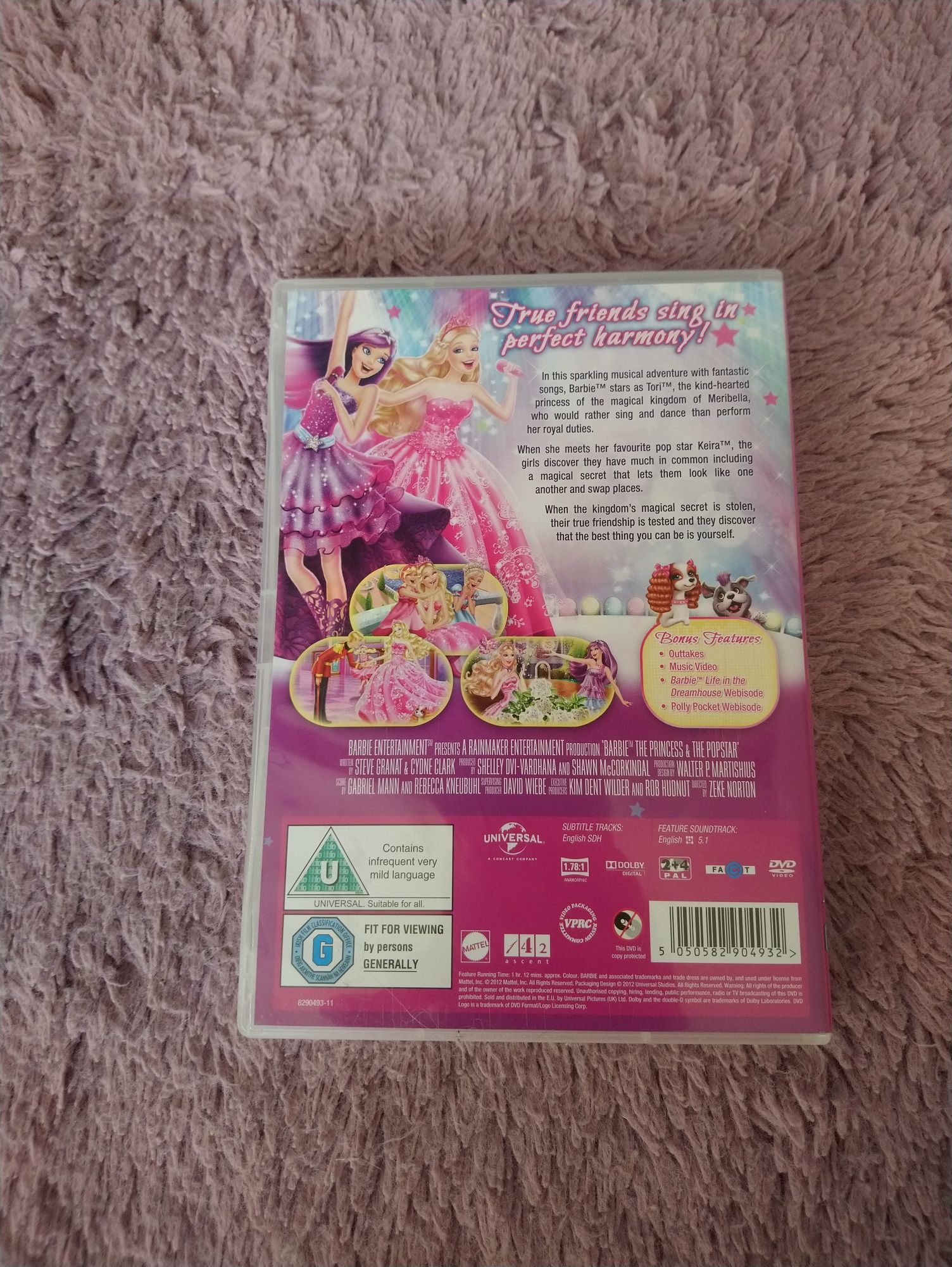 Barbie bajka DVD po angielsku